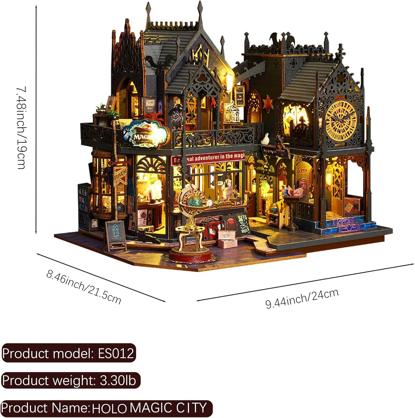 Halloween House Book Nooks -DIY Book Nook Kits