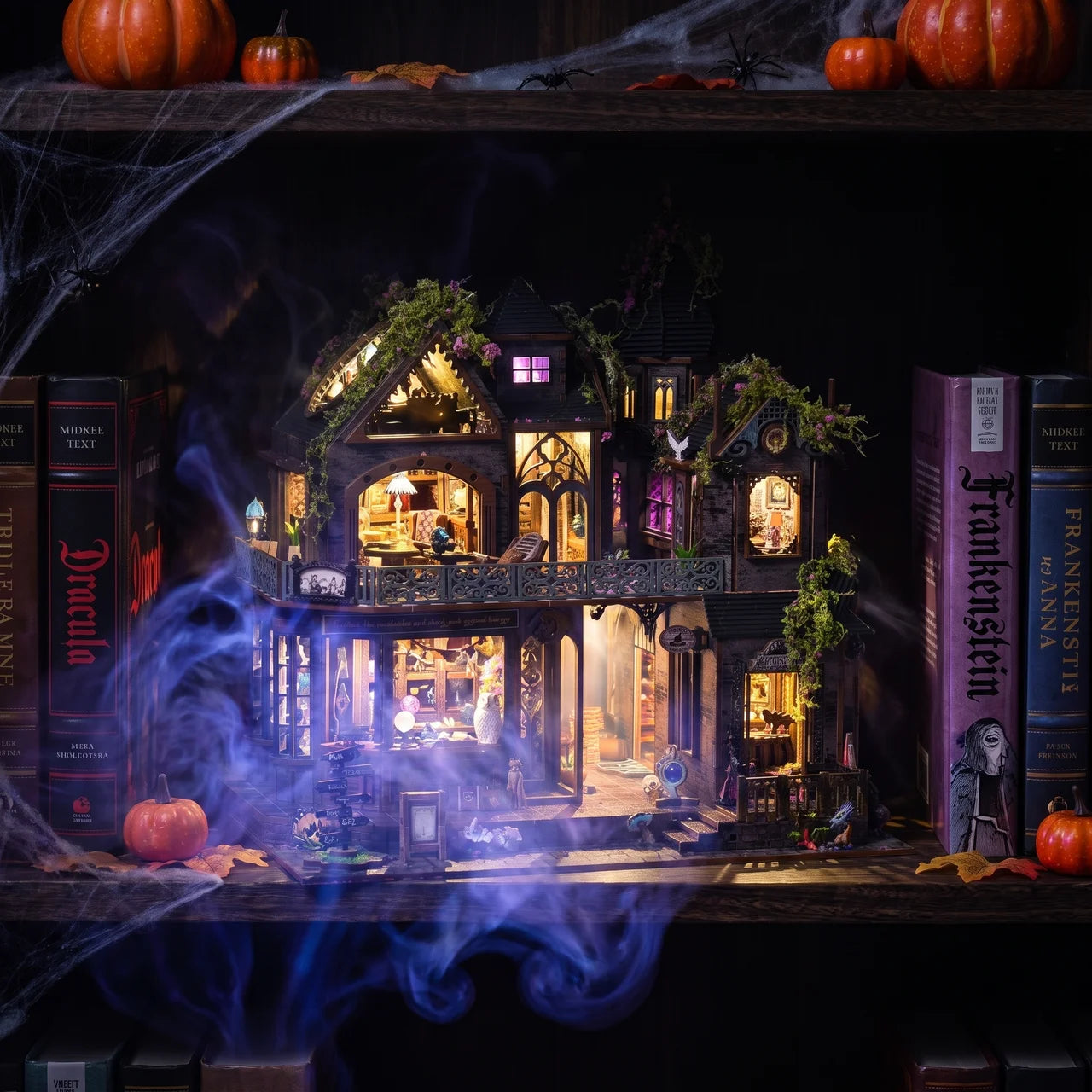 Halloween House Book Nooks -DIY Book Nook Kits
