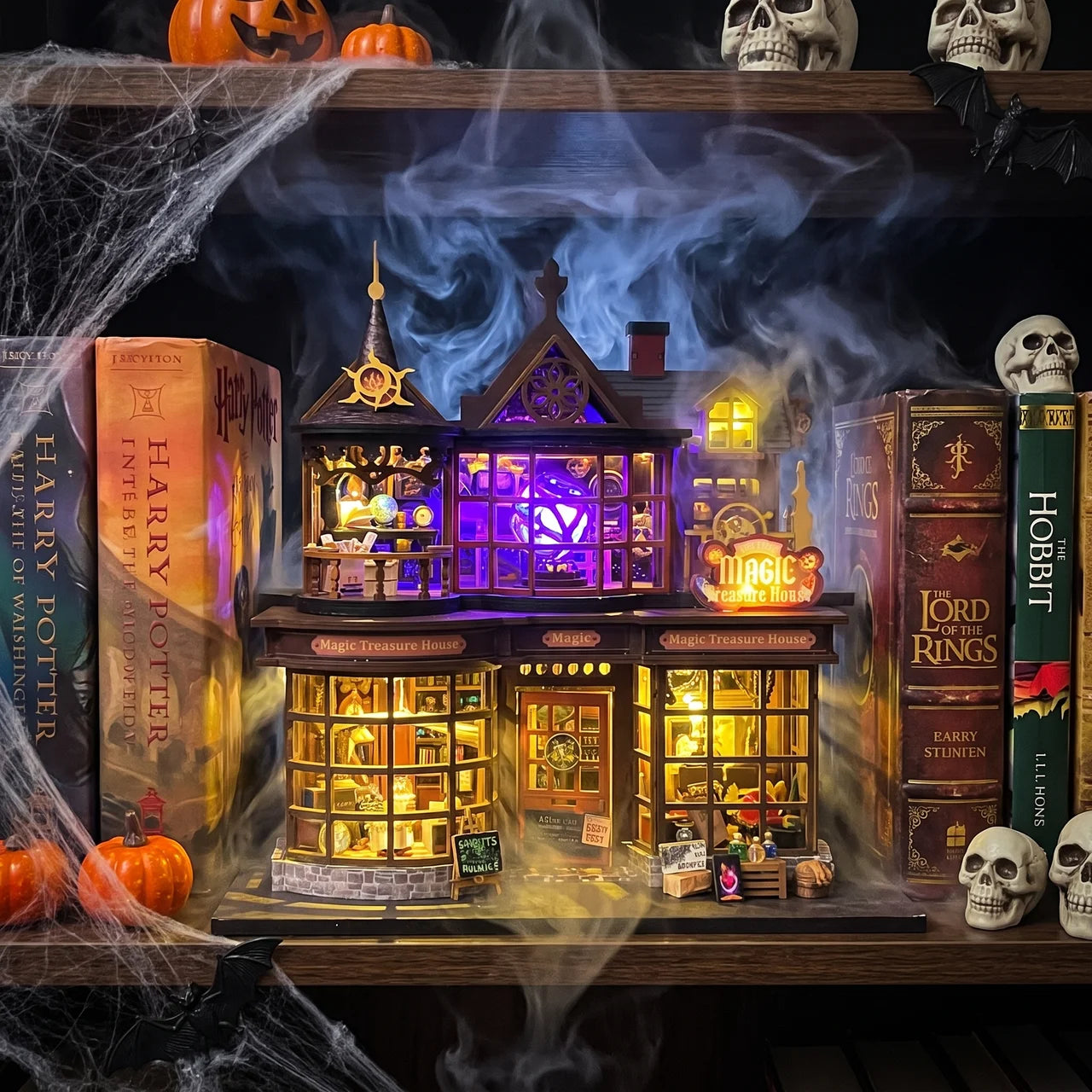 Halloween House Book Nooks -DIY Book Nook Kits
